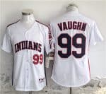 Cleveland Guardians #99 Ricky Vaughn White Stitched Jersey
