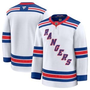New York Rangers Blank White 2024-25 Away Stitched Jersey