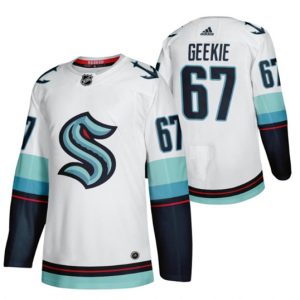Seattle Kraken #67 Morgan Geekie White Stitched Jersey