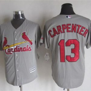 Cardinals #13 Matt Carpenter Grey New Cool Base Stitched Jersey