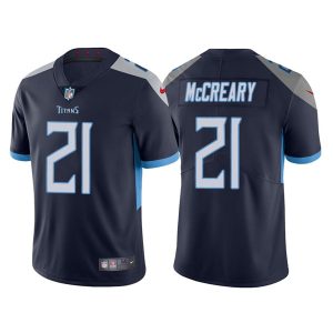 Tennessee Titans #21 Roger McCreary Navy Vapor Untouchable Stitched Jersey
