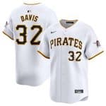 Pittsburgh Pirates #32 Henry Davis White Home Limited Stitched Jersey
