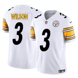 Pittsburgh Steelers #3 Russell Wilson White F.U.S.E. Vapor Untouchable Limited Stitched Jersey