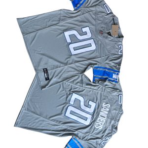 Detroit Lions #20 Barry Sanders Gray 2023 F.U.S.E. Vapor Untouchable Limited Stitched Jersey