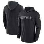Las Vegas Raiders Black Sideline Performance Hoodie