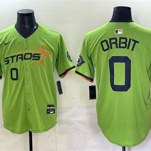 Houston Astros #0 Orbit Green 2025 City Connect Limited Stitched Jersey