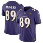 Baltimore Ravens #89 Mark Andrews Purple 2023 F.U.S.E. With John Madden Patch Vapor Limited Jersey