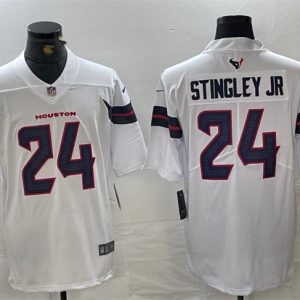 Houston Texans #24 Derek Stingley Jr. White Vapor Untouchable Stitched Jersey