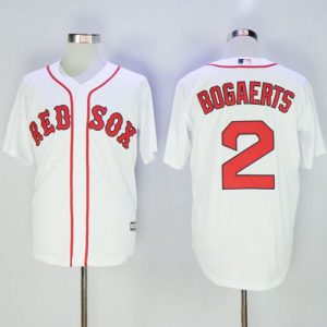 Red Sox #2 Xander Bogaerts White New Cool Base Stitched Jersey