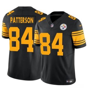 Pittsburgh Steelers #84 Cordarrelle Patterson Black 2024 F.U.S.E. Color Rush Limited Stitched Jersey