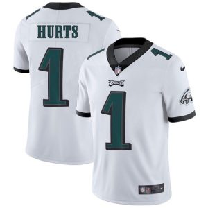 Eagles #1 Jalen Hurts White Vapor Untouchable Limited Stitched Jersey