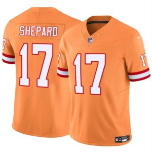 Tampa Bay Buccaneers #17 Sterling Shepard Orange F.U.S.E. Throwback Limited Stitched Jersey