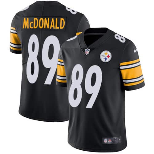 Pittsburgh Steelers #89 Vance McDonald Black Vapor Untouchable Limited Stitched Jersey