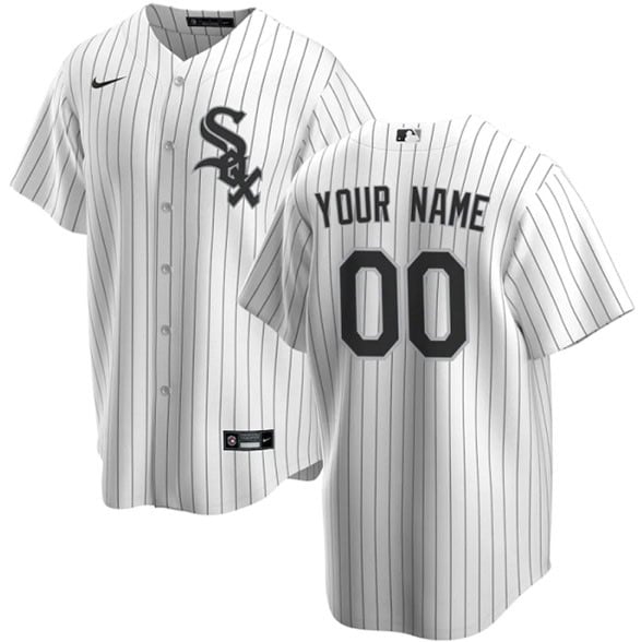 Chicago White Sox Customized White Stitched MLB Jersey