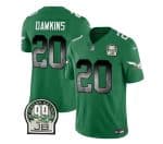 Philadelphia Eagles #20 Brian Dawkins Green 2023 F.U.S.E. Throwback Vapor Untouchable Limited Stitched Jersey