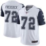 Cowboys #72 Travis Frederick White Stitched Limited Rush Nike Jersey