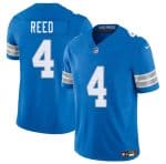 Detroit Lions #4 D.J. Reed Blue 2025 F.U.S.E. Vapor Limited Stitched Jersey