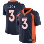 Denver Broncos #3 Drew Lock Navy Vapor Untouchable Limited Stitched Jersey