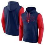 Minnesota Twins Navy Outline Fleece Pullover Hoodie