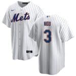 New York Mets #3 Tom¨¢s Nido White Cool Base Stitched Jersey