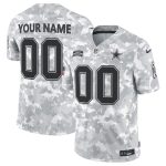 Dallas Cowboys Custom 2024 F.U.S.E Arctic Camo Salute To Service Limited Stitched Jersey