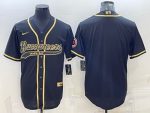 Tampa Bay Buccaneers Blank Black Gold With Patch Cool Base Stitched Jersey