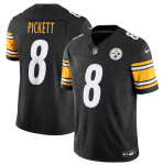 Pittsburgh Steelers #8 Kenny Pickett Black 2023 F.U.S.E. Vapor Untouchable Limited Jersey