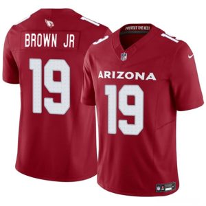 Arizona Cardinals #19 Anthony Brown JR Red 2024 F.U.S.E. Vapor Untouchable Limited Stitched Jersey