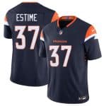 Denver Broncos #37 Audric Estime Navy 2024 F.U.S.E. Alternate Vapor Limited Stitched Jersey