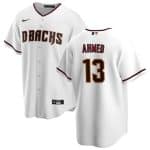 Arizona Diamondbacks #13 Nick Ahmed White Cool Base Stitched Jersey