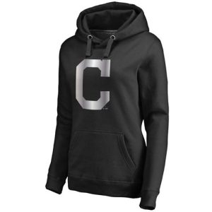 Cleveland Indians Platinum Collection Pullover Hoodie Black