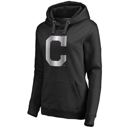 Cleveland Indians Platinum Collection Pullover Hoodie Black