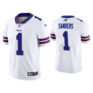 Buffalo Bills #1 Emmanuel Sanders White Vapor Untouchable Limited Stitched Jersey