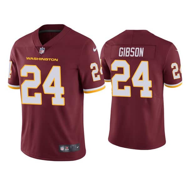 Washington Football Team Red #24 Antonio Gibson Red Vapor Untouchable Limited Stitched Jersey
