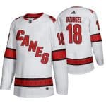 Carolina Hurricanes #18 Ryan Dzingel White Stitched Jersey