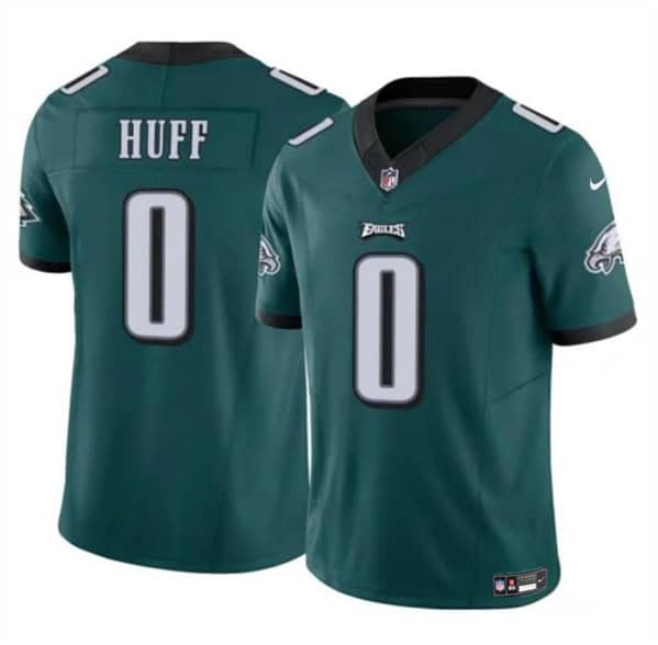 Philadelphia Eagles #0 Bryce Huff Green 2024 F.U.S.E. Vapor Untouchable Limited Stitched Jersey