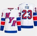 New York Rangers #23 Adam Fox White 2024 Stadium Series Stitched Jersey