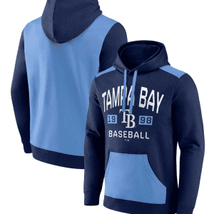 Tampa Bay Rays Navy Light BlueChip In Pullover Hoodie