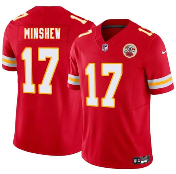 Kansas City Chiefs #17 Gardner Minshew Red 2025 F.U.S.E. Vapor Untouchable Limited Stitched Jersey