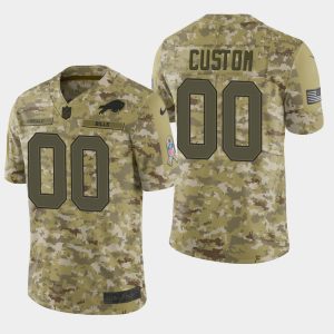 Buffalo Bills Customized Camo Salute To Service NFL Stitched Limited Jersey