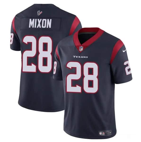 Houston Texans #28 Joe Mixon Navy Vapor Untouchable Stitched Jersey