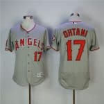Los Angeles Angels #17 Shohei Ohtani Gray Flexbase Stitched Jersey