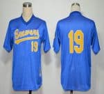 Mitchell And Ness 1991 Brewers #19 Robin Yount Blue Stitched Jersey
