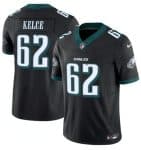 Philadelphia Eagles #62 Jason Kelce Black 2024 F.U.S.E. Vapor Untouchable Limited Football Stitched Jersey