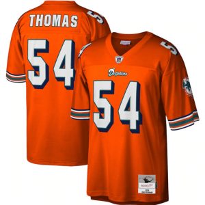 Miami Dolphins Custom Orange Stitched Jersey