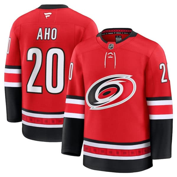 Carolina Hurricanes Custom Red 2024-25 Alternate Stitched Jersey