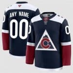 Colorado Avalanche Custom Navy 2024-25 Alternate Stitched Jersey
