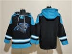 Carolina Panthers Blank Black Ageless Must-Have Lace-Up Pullover Hoodie