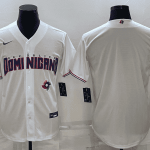 Dominican Republic Blank 2023 White World Classic Stitched Jersey
