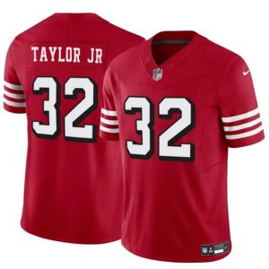 San Francisco 49ers #32 Patrick Taylor Jr New Red 2024 F.U.S.E. Vapor Untouchable Limited Stitched Jersey